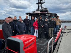 Nylig var representanter fra norsk og svensk politi og forsikringsselskaper samlet på Noatun i Horten for å utveksle erfaringer. Foto: Redningsselskapet
