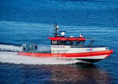 The new rescue vessel will make a significant contribution to coastal preparedness, featuring a towing capacity of 2.5 tons and a top speed exceeding 38 knots.