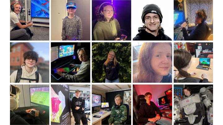 Portrettbilete av dei femten nominerte til Ibelinprisen sett sammen på tre radar av fem kandidatar.