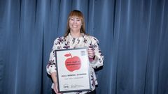 Vinner av juryprisen for beste frukt- og grønt-ambassadør: Laila Skogesal Ditmarsen, Coop Prix Strandebarm
