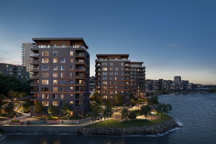 Byggetrinnet består av 58 selveierleiligheter, med størrelser fra 44 til 170 kvadratmeter.