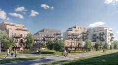 Godt salg gir byggestart på byggetrinn 2 på Lillebytunet i Trondheim
