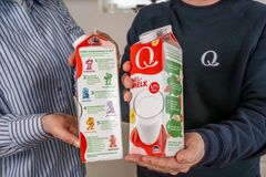 Flere ulike design og matredder-aktiviteter skal fordeles på Q-melkekartongene.