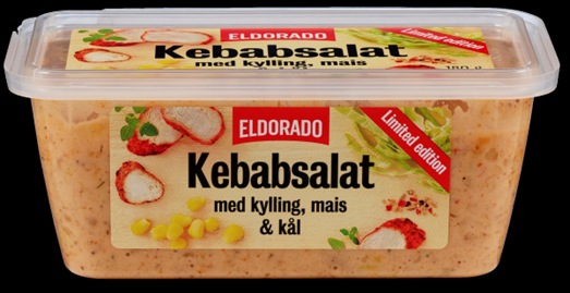UNIL tilbakekaller enkelte holdbarheter av Eldorado kebabsalat