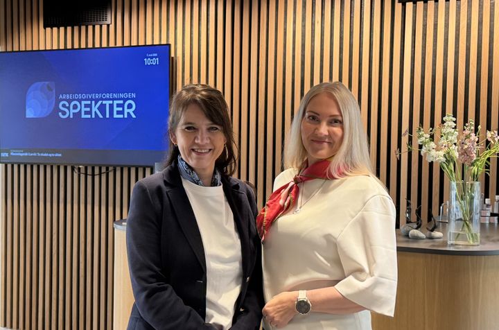 Anne-Kari Bratten i Spekter og Lill Sverresdatter Larsen I Norsk Sykepleierforbund