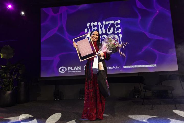 Iman Meskini vant Jenteprisen i 2024.