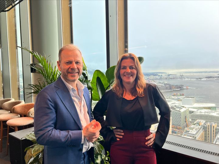 Styreleder Heikki Eidsvoll Holmås og påtroppende generalsekretær Gunvor Knag Fylkesnes.