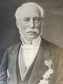 Ole Jacob Broch, Norges mann i Paris den 20. mai 1875.