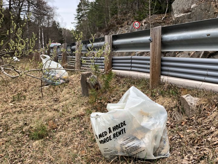 Veiforsøpling er et samfunnsproblem i Norge