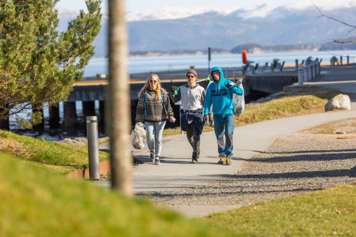 Urban søppel: Byryddedagen 9. mai bidrar til å fjerne store mengder søppel fra våre byer og tettsteder.