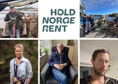 Disse fem er finalister til Gullklypa 2025: Øverst fra venstre Christopher McDade, Norges Dykkeforbund, Silje Østby Thune, John Gunnar Broks og Patrick Dahle Bjørsvik.