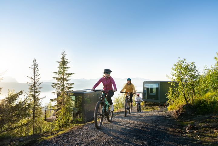 Sykling på Narvikfjellet om sommeren