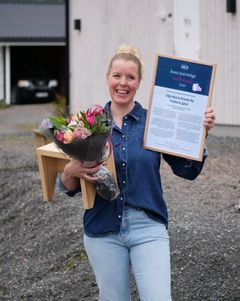 Silje Maria Kvaale By fra Toddum gård i Namsos er kåret til Årets kvinnelige melkebonde 2026