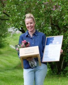 Silje Maria Kvaale By fra Toddum gård i Namsos er kåret til Årets kvinnelige melkebonde 2026