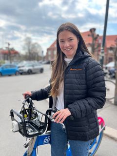 Frida Jacobsen leder årets Sykle til jobben aksjon