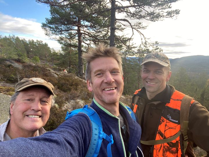 Trioen bak Jakt- og fiskepodden har skapt et friluftsfenomen. Foto: Trond Gunnar Skillingstad/Statskog