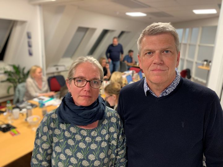 Leder Marianne Lange Krogh og nestleder Bård Eirik Ruud i Unio Oslo kommune konstaterer at det er brudd i de ordinære lønnsforhandlingene. Oppgjøret går nå til mekling.