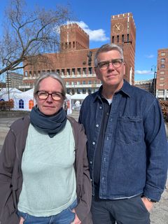 Leder Marianne Lange Krogh og nestleder Bård Eirik Ruud i Unio Oslo kommune.