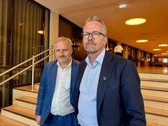 Unios forhandlingssjef Klemet Rønning-Aaby og forhandlingsleder Geir Røsvoll konstaterer brudd i lønnsoppgjøret i kommunene, utenom Oslo kommune, som er eget forhandlingsområde.