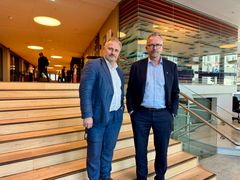 Unios forhandlingssjef Klemet Rønning-Aaby og forhandlingsleder Geir Røsvoll konstaterer brudd i lønnsoppgjøret i kommunene, utenom Oslo kommune, som er eget forhandlingsområde.