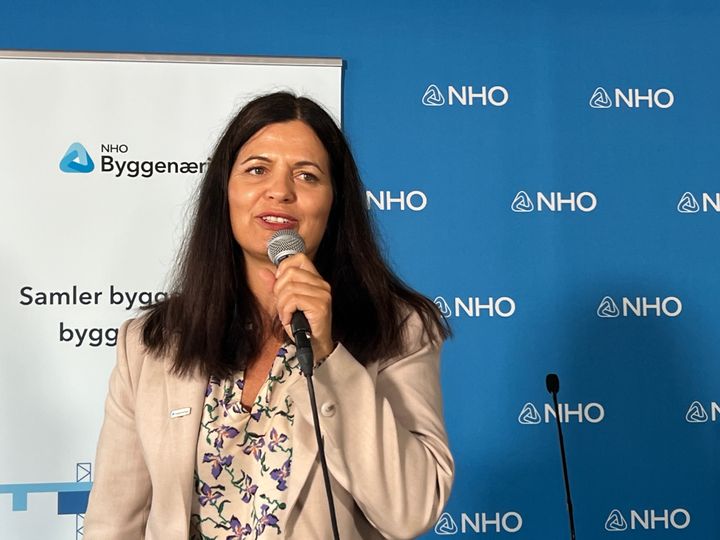 Adm. direktør, Nina Solli i aksjon på Arendalsuka