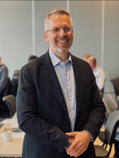 John Vincent Haugen, styreleder, Norsk Fjernvarme og til daglig adm. direktør i Drammen Fjernvarme.