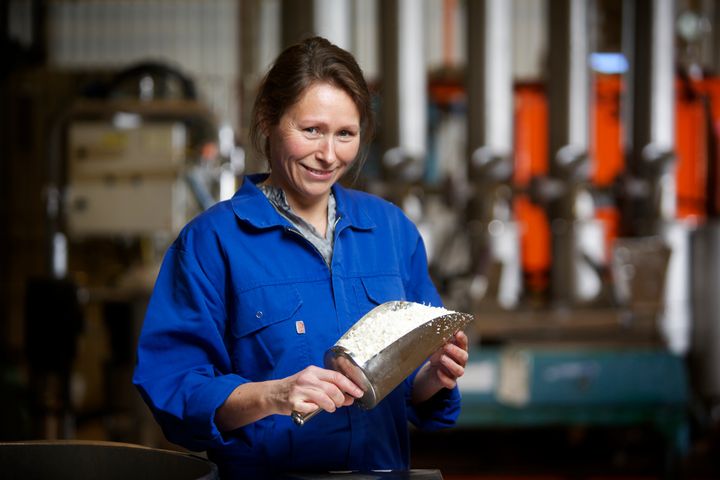 Sissel Albrektsen at Nofima, along with other researchers, has made findings that clearly indicate that deep-sea mesopelagic fish have health-promoting effects. (This picture was taken on another occasion).