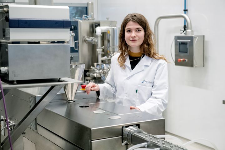 Liv Helene Sickel fra Nofima disputerer for doktorgraden, som handler om å utnytte sidestrømmer fra fiskeriene i matprodukter.