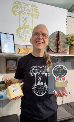 Frode Hindrum fra Hindrum Gårdsysteri