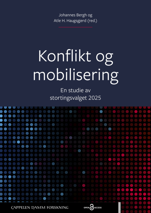 Forsidebilde av ny valgbok fra ISF: Konflikt og mobilisering
